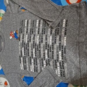 Super Mario long sleeve tee shirt for kids